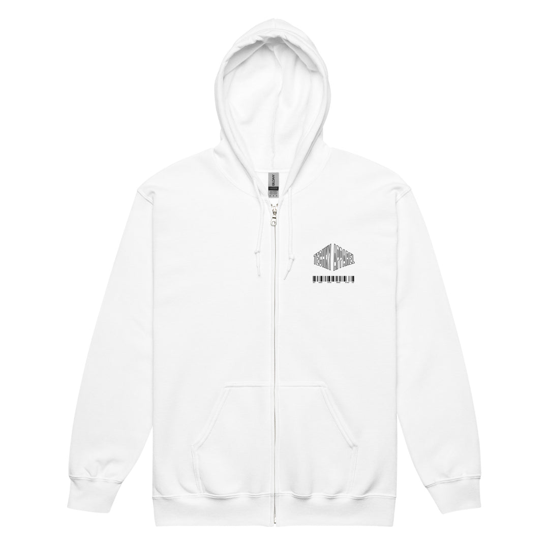 RE.IM.AGE Unisex heavy blend zip hoodie White