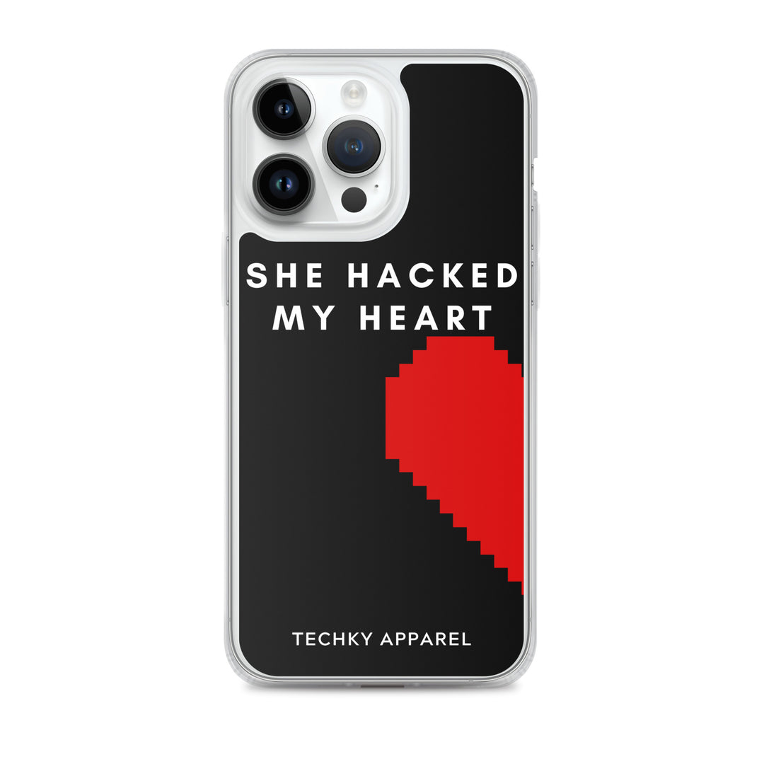 She Hacked My Heart iPhone Case