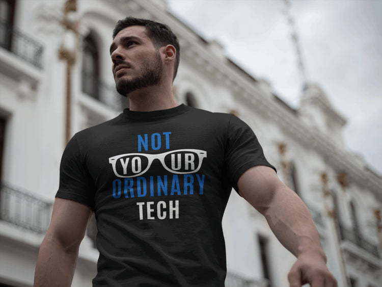 Not Your Ordinary Tech T-Shirt (Blue)