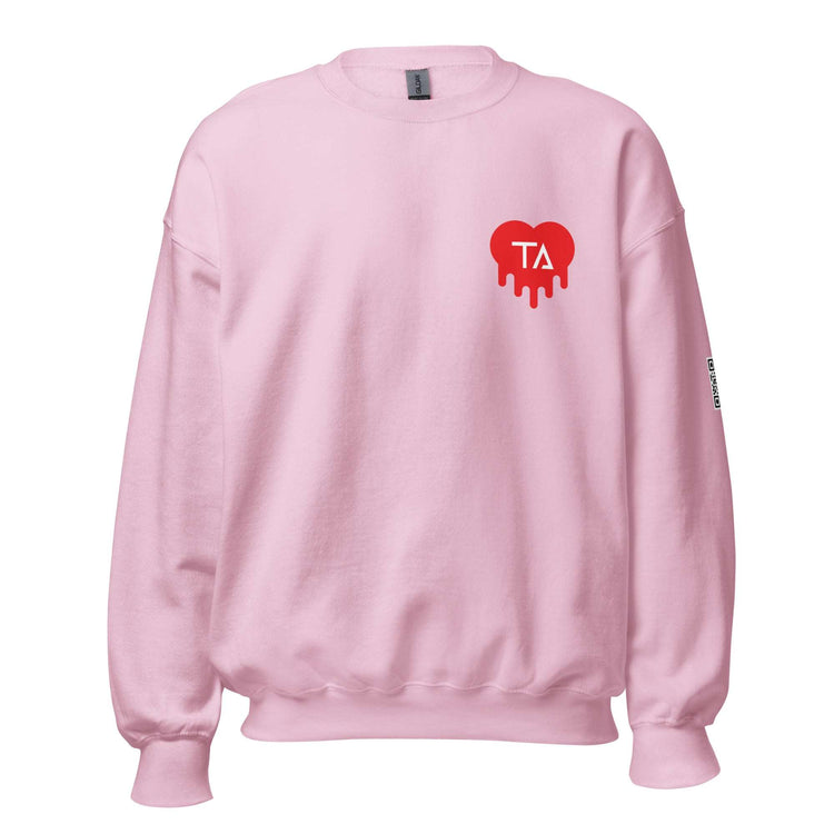 Computer Love Sweatshirt (Powder Pink)