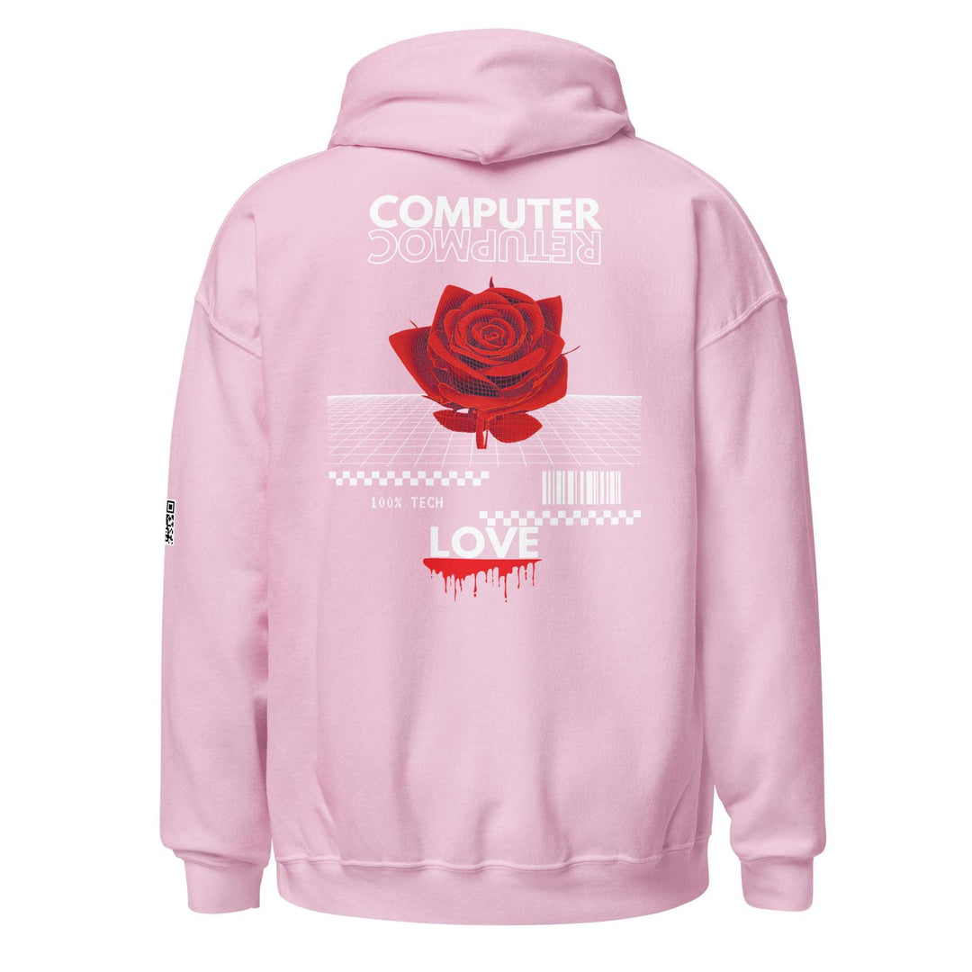 Computer Love Hoodie (Powder Pink)