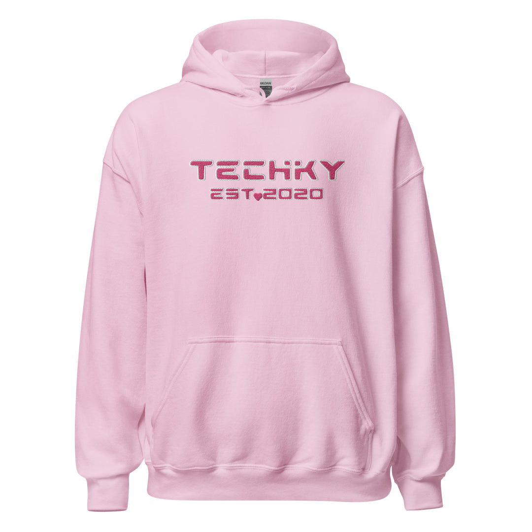 Techky EST Light Pink Hoodie