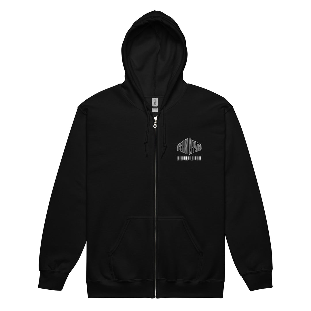 RE.IM.AGE  Unisex heavy blend zip hoodie Black