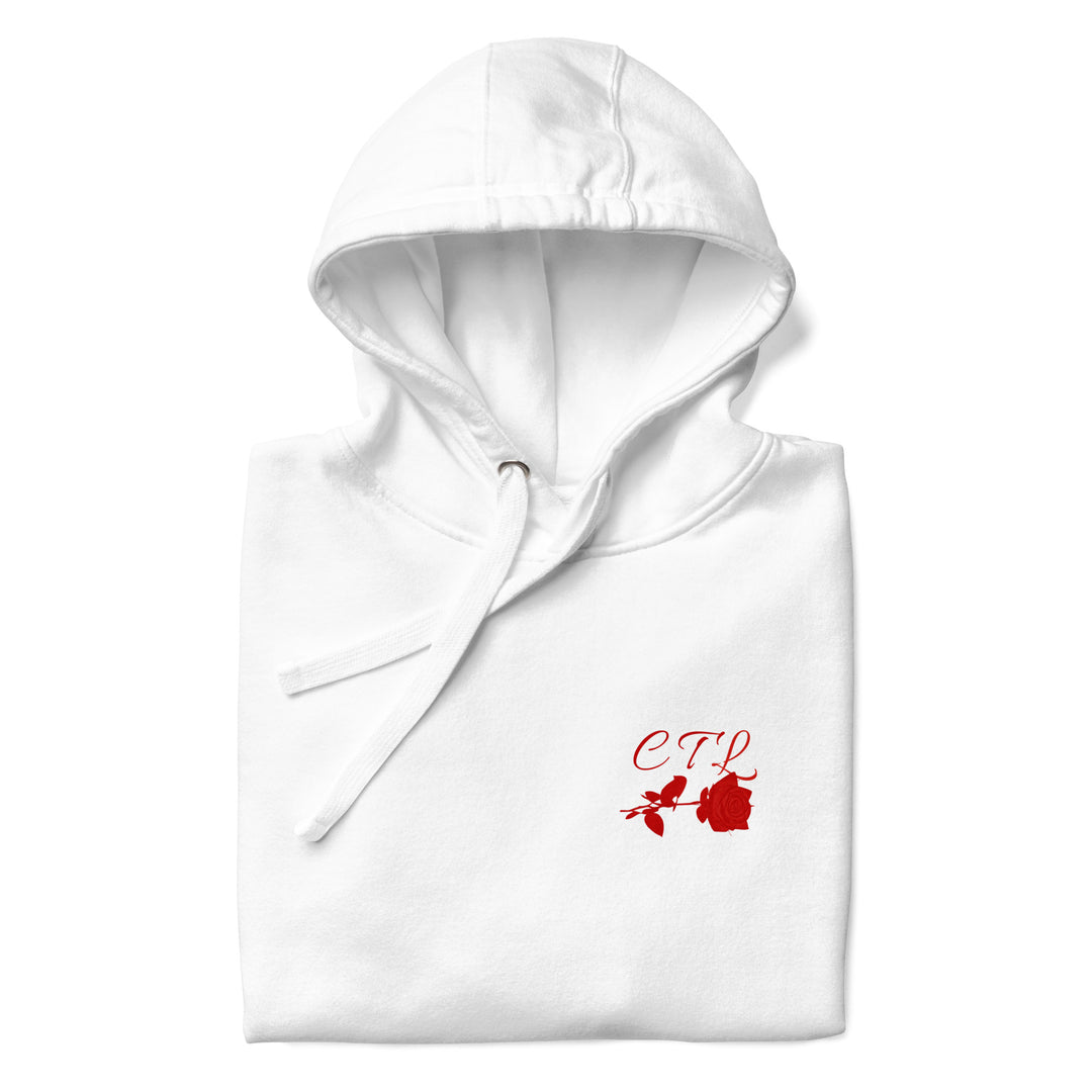 Certified Tech Lover Red Hoodie (White)