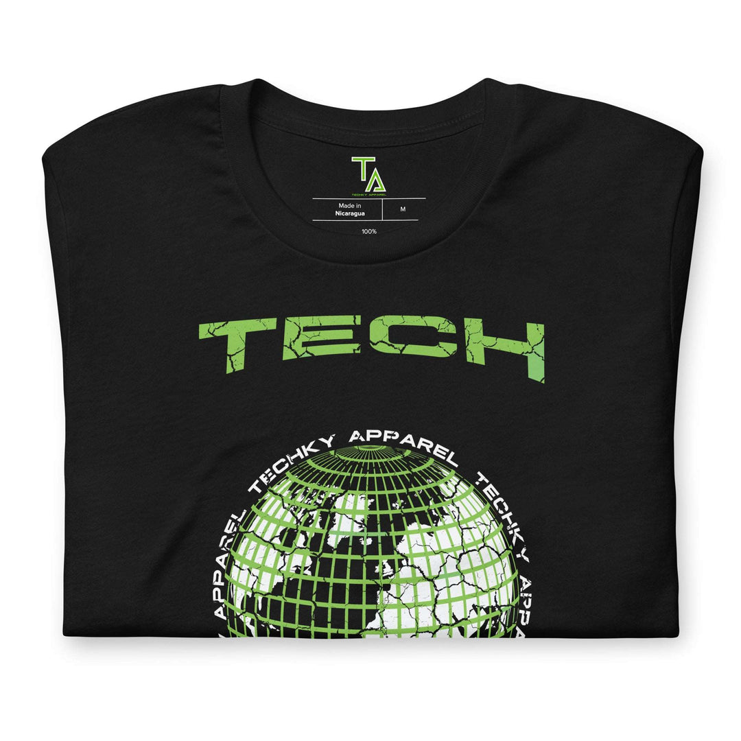 Tech Wrld 'Green Nebula' T Shirt