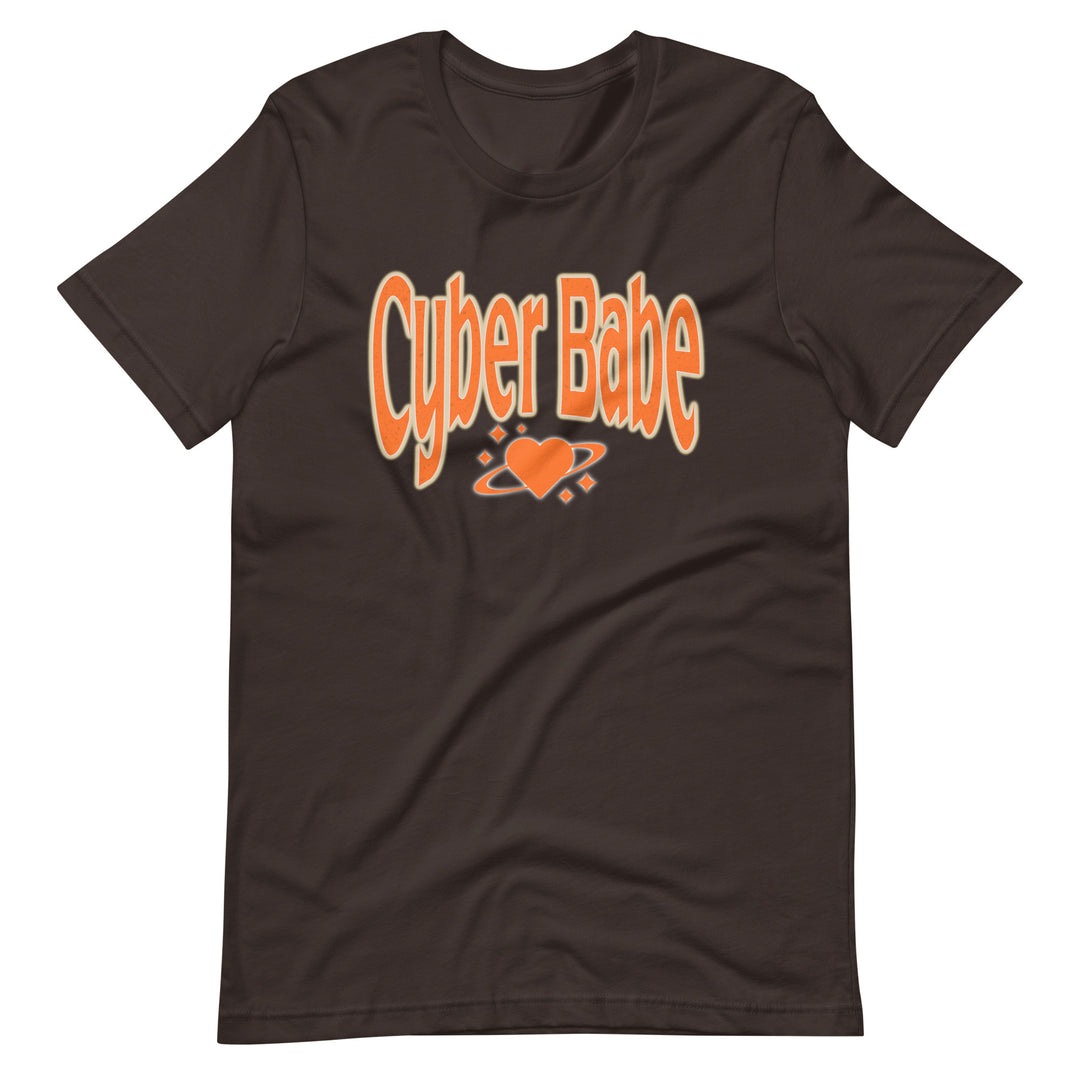 Cyber Babe Brown T-Shirt