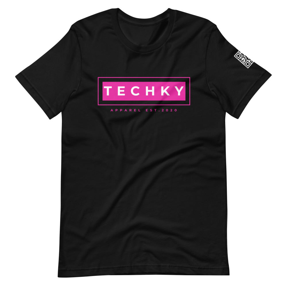 Techky Est T-Shirt (Hot Pink)