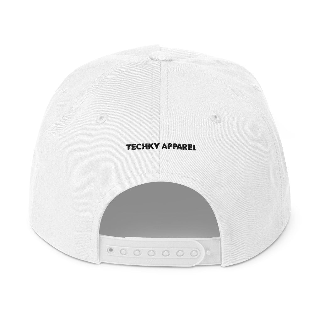 Techky Signature Snapback - White