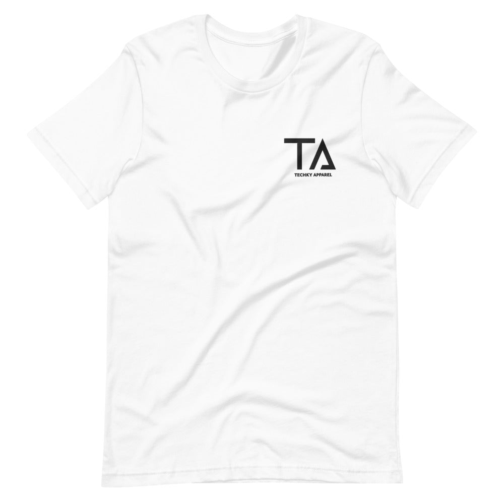 Techky Apparel Embroidered Tshirt - White