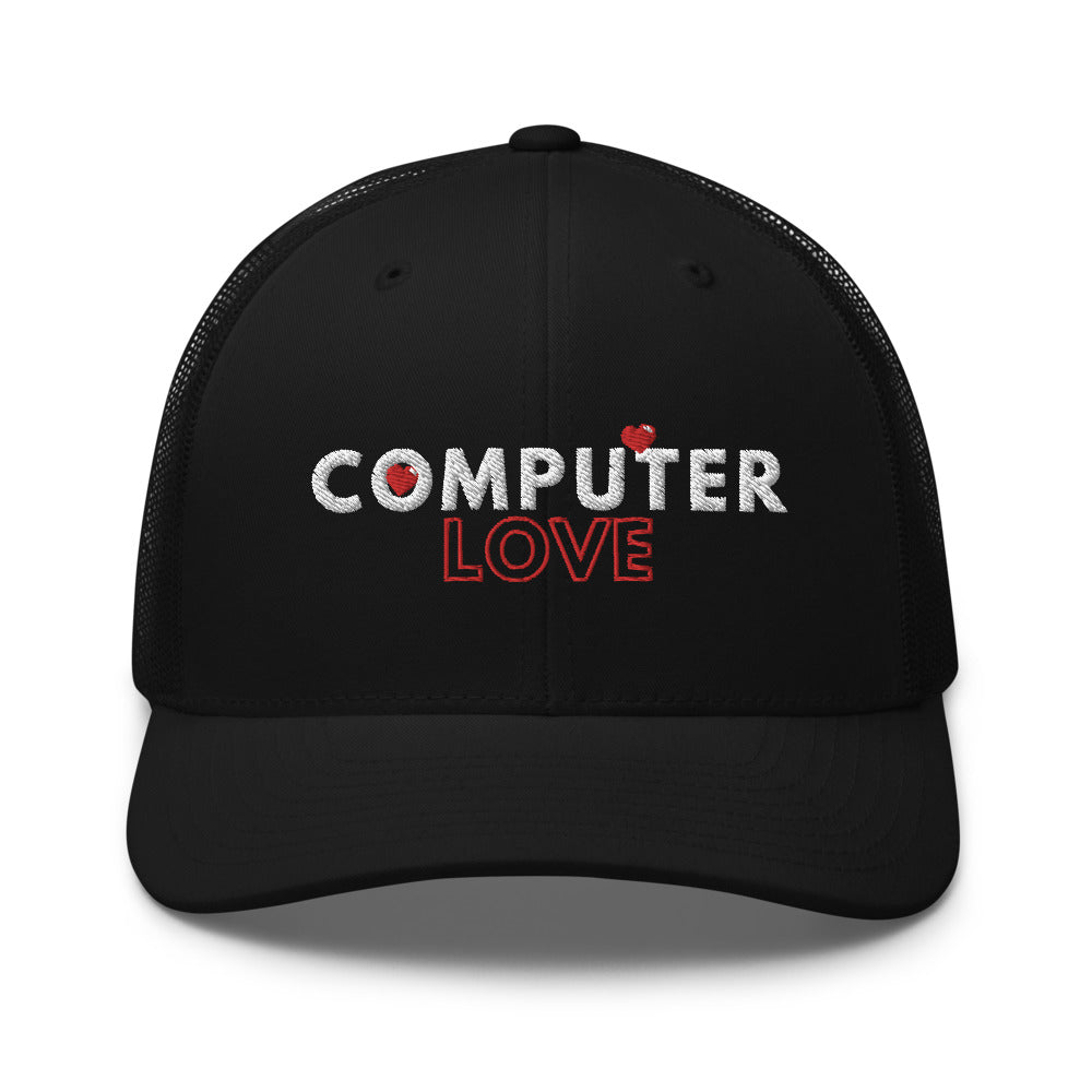 Computer Love Trucker Cap