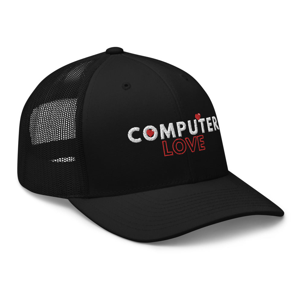Computer Love Trucker Cap