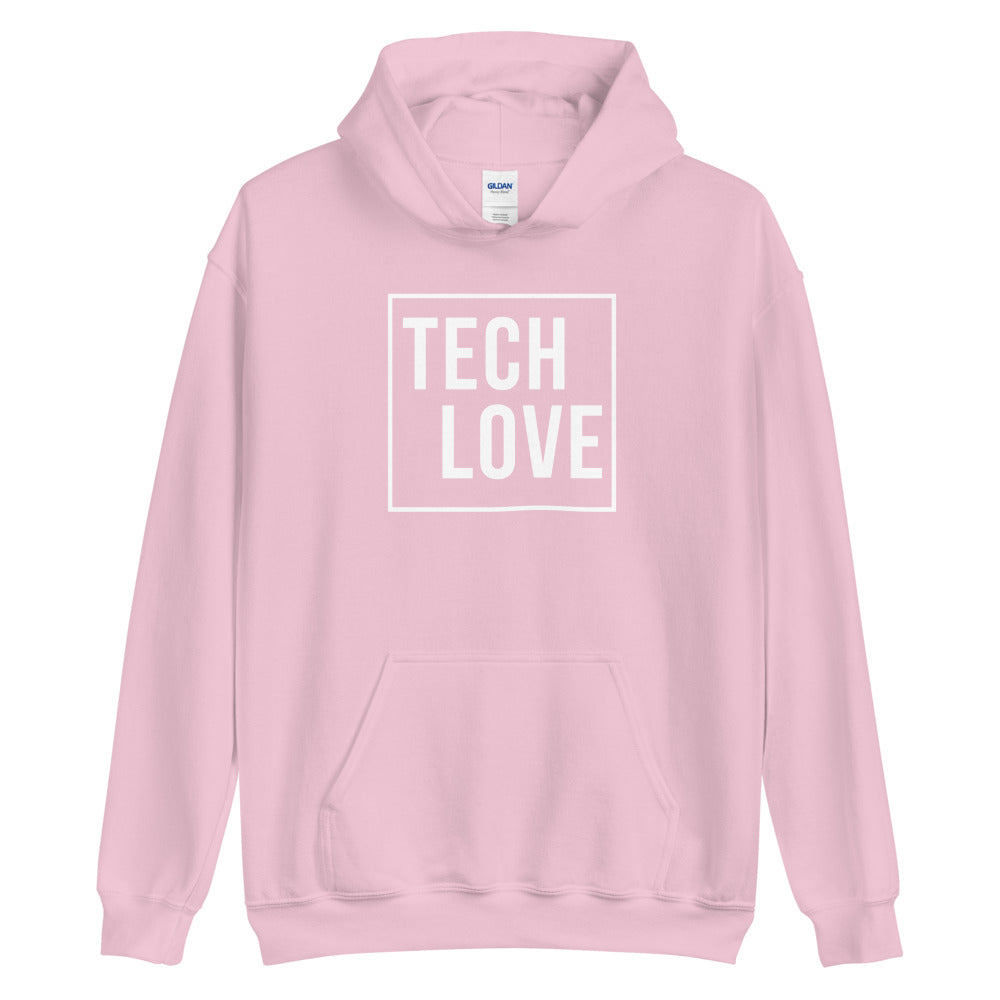 Tech Love Hoodie Pink