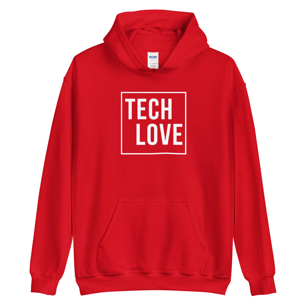Tech Love Hoodie Red